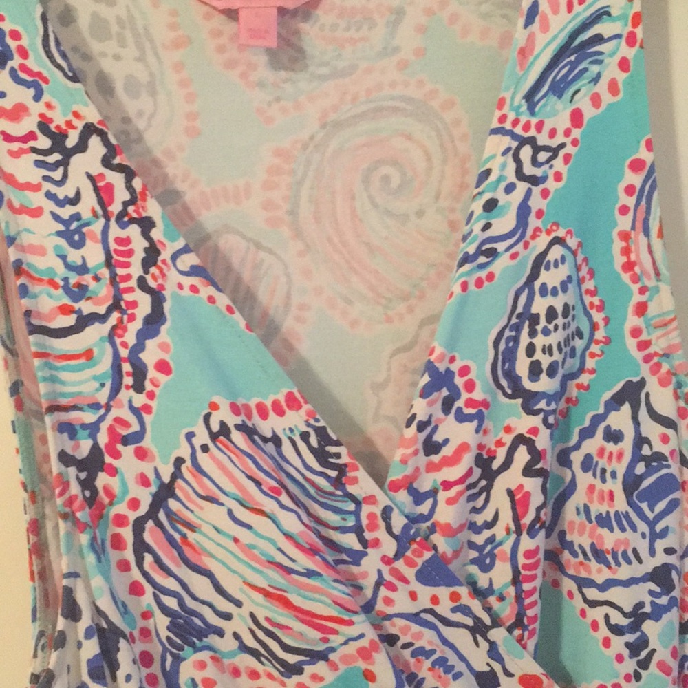 Lilly Pulitzer Bellini Wrap Dress - Picture 7 of 8